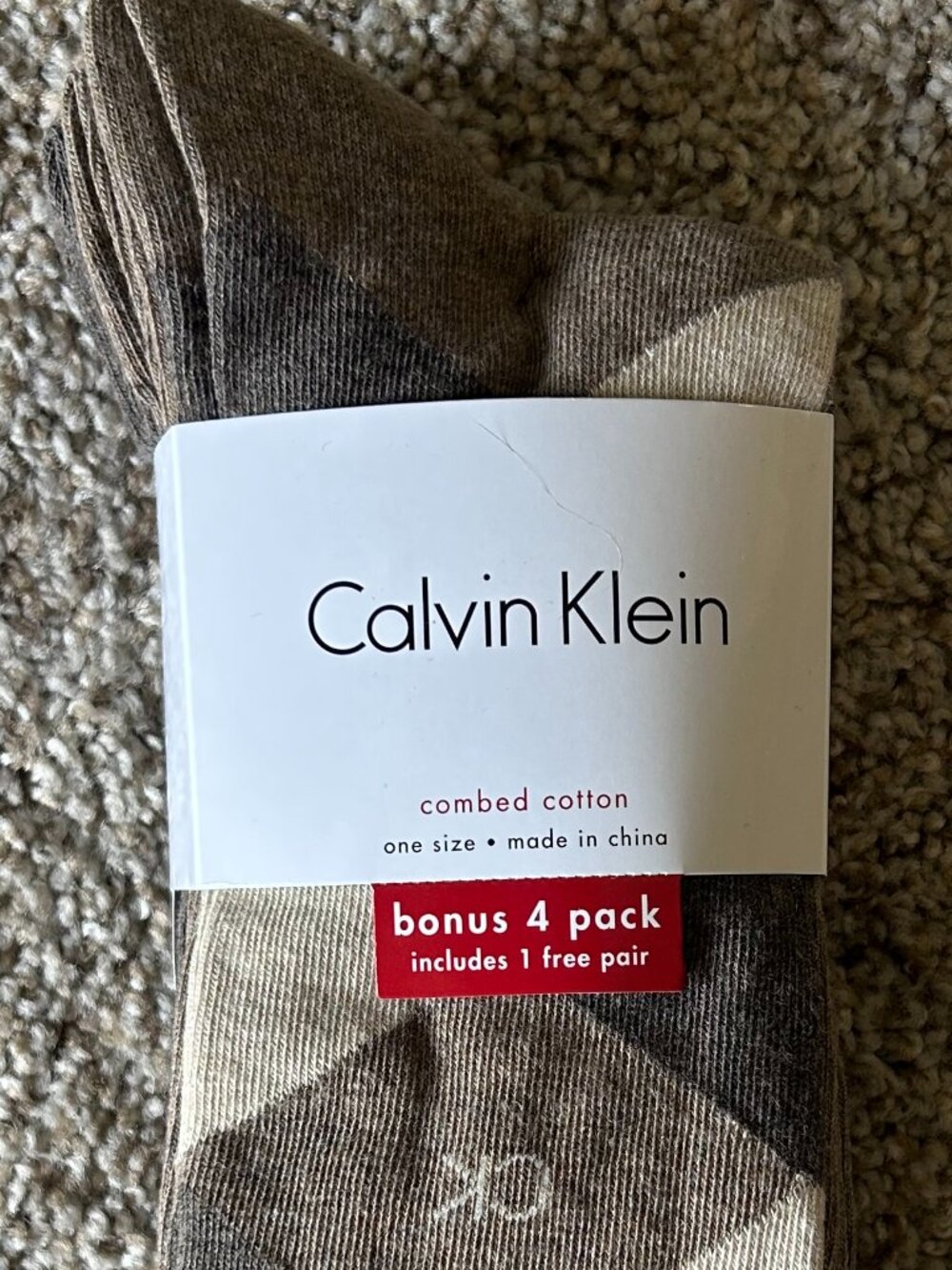 🆕 Calvin Klein 4-Pack Cotton Blend Dress Socks – Classic & Versatile